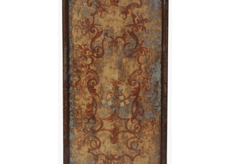 Handmade Traditional Plants &amp; Flowers Wall Decor on Solid Wood