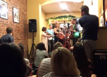 Local bluegrass band By & By performs for Sofar Sounds
