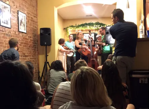 Local bluegrass band By & By performs for Sofar Sounds