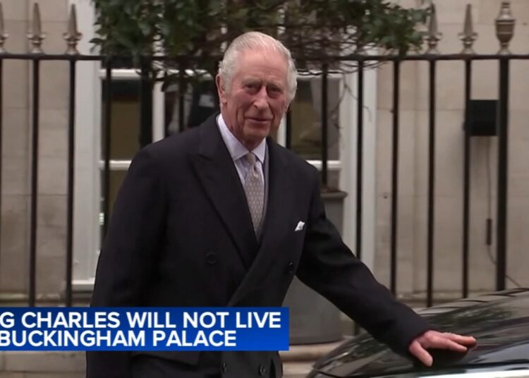 King Charles III will not live at Buckingham Palace after completion of costly refurbishment