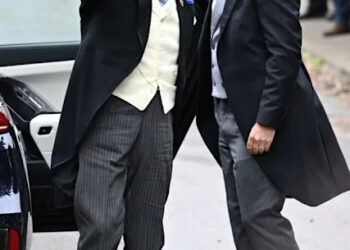 King Charles arrives for the royal wedding of Peter Phillips and Harriet Sperling at All Saints Church on June 6, 2026Credit: Samir Hussein/WireImage