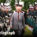 King Charles greeted by pipers for Ceremony of Keys in Edinburgh