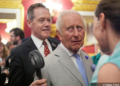 King Charles' priceless reaction as senior aide rushes to cool him during record heat
