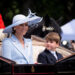 The Princess of Wales and Prince Louis in the Ascot Landau carriage.<span> Credit: PA</span>