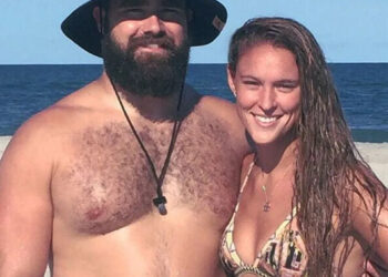 Jason and Kylie Kelce in 2016Credit: Kylie Kelce/Instagram