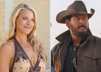 Ali Larter in 'Landman' and Cole Hauser in 'Dutton Ranch'Credit: Emerson Miller/Paramount+ (2)