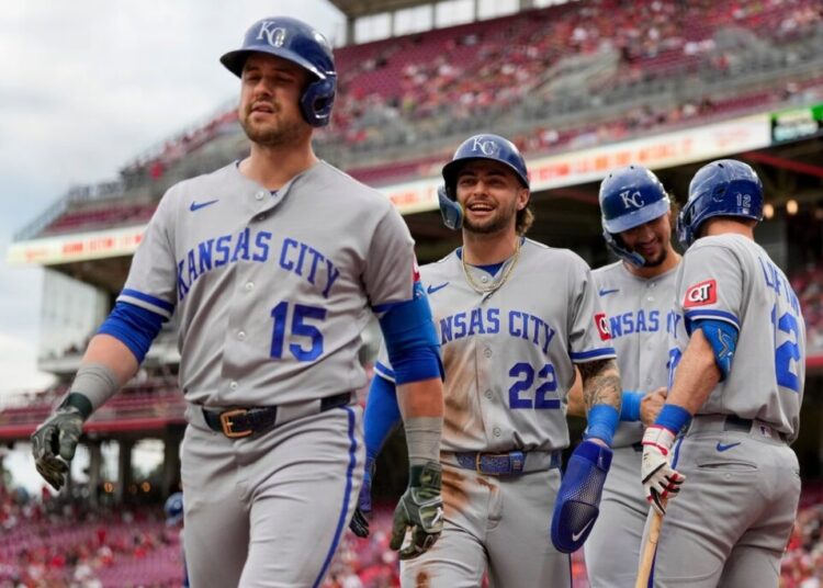 Lane Thomas' first-inning slam sets tone as Royals drub Reds - Field Level Media - Professional sports content solutions