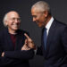 Larry David and Barack ObamaCredit: Courtesy of Art Streiber/HBO