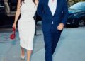 exclusive paris, france jeff bezos and lauren sánchez arrive for dinner at duc restaurant in paris, france sánchez looked elegant in a fitted white louis vuitton midi dress, paired with a red dior handbag and saint laurent heels, while bezos opted for a sharp blue suit as the couple enjoyed an evening out in the french capital pictured jeff bezos and lauren sánchez backgrid usa 16 june 2026 byline must read nicolas gerardin  backgrid usa 1 310 798 9111  usasalesbackgridcom uk 44 208 344 2007  uksalesbackgridcom uk clients pictures containing children please pixelate face prior to publication
