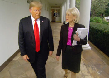 Donald Trump and Stahl on '60 Minutes' in 2016Credit: CBS News