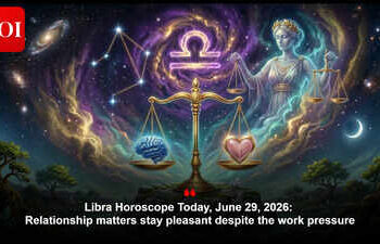 Libra Horoscope Today, June 29, 2026: Relationship matters stay pleasant despite the work pressure