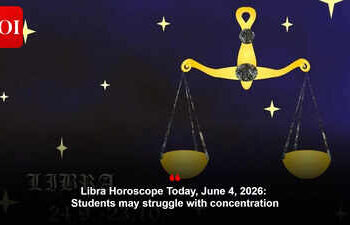 Libra Horoscope Today, June 4, 2026: Students may struggle with concentration