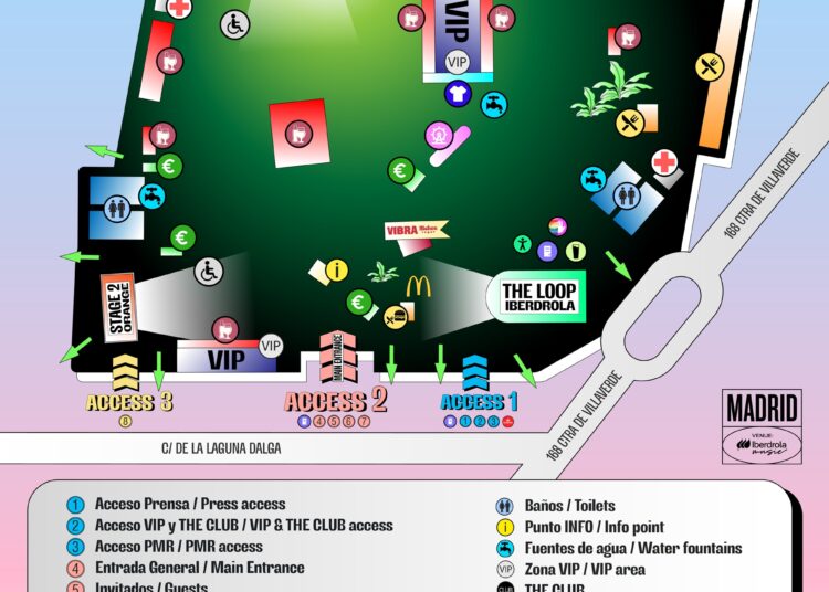 Mad Cool share new site map and updates for 2026