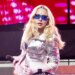 Madonna performs during a surprise concert in Times Square
