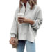Imily Bela Ribbed Knit 1/4 Zip Pullover Sweater