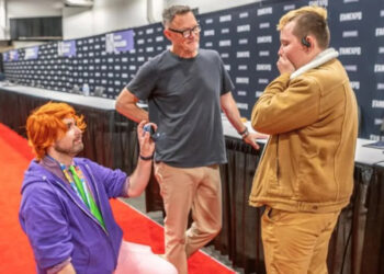 Matthew Lillard witnesses a surprise proposalCredit: Roger Nowlin/FAN EXPO