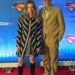 Milly Alcock with Supergirl director Craig Gillespie in Mexico City in April. Photo: AP