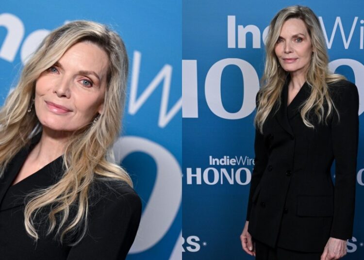 Michelle Pfeiffer Does Suited Styling for IndieWire TV Honors 2026
