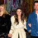 NEW YORK, NEW YORK - DECEMBER 13: Taylor Swift (L) celebrates her birthday with Keleigh Teller and Miles Teller on December 13, 2023 in New York City.