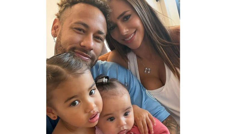 Neymar with his family
