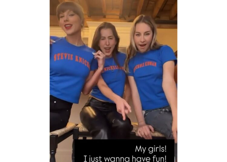 Nicole Kidman Reacts to Taylor Swift and Haim Sisters' Knicks Game Shirts