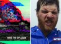 L: Album cover for Noise Trip Explosion by Nolan Hildebrand; R: Composer Nolan Hildebrand (Photos courtesy of the artist)