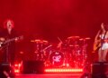 Olivia Rodrigo performs with Robert Smith