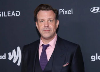 Jason Sudeikis at the 35th Annual GLAAD Media Awards held at the Beverly Hilton Hotel on March 14, 2024 in Beverly Hills, California.
