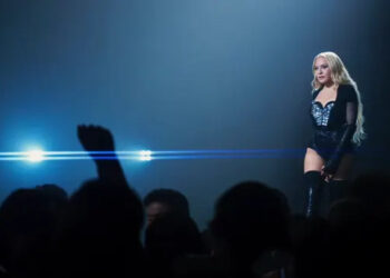 Madonna performing Bring Your Love in her new Confessions II film