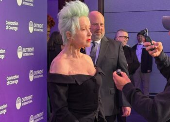 Outright International honors Cyndi Lauper at annual NYC gala