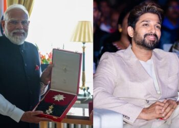 PM Modi Uses AA23 Theme Song In Instagram Post With Slovakia President; Allu Arjun Reacts