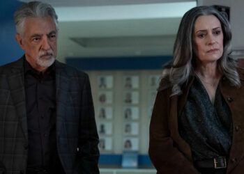 Joe Mantegna and Paget Brewster in 'Criminal Minds: Evolution,' season 19, episode 1Credit: Justin Lubin/Paramount+