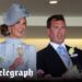 Peter Phillips and new bride join King and Queen at Ascot