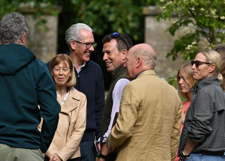 Pictures as royal family descends on village for wedding