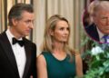 Promo Gavin Newsom Wife Jennifer Siebel Newsom Slams Trump Disturbing Treatment of 60 Minutes Anchor