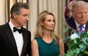 Promo Gavin Newsom Wife Jennifer Siebel Newsom Slams Trump Disturbing Treatment of 60 Minutes Anchor