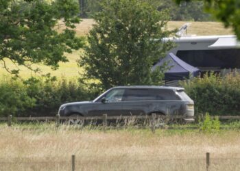 The Duke of York kept a low profile as he drove a Land Rover around King Charles III's Sandringham estate in Norfolk.
