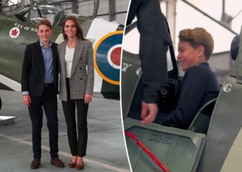 Prince George, 12, nearly towers over mom Kate Middleton as they step out for rare joint outing