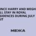 Prince Harry and Meghan will stay in royal residences during July visit | Ukraine news