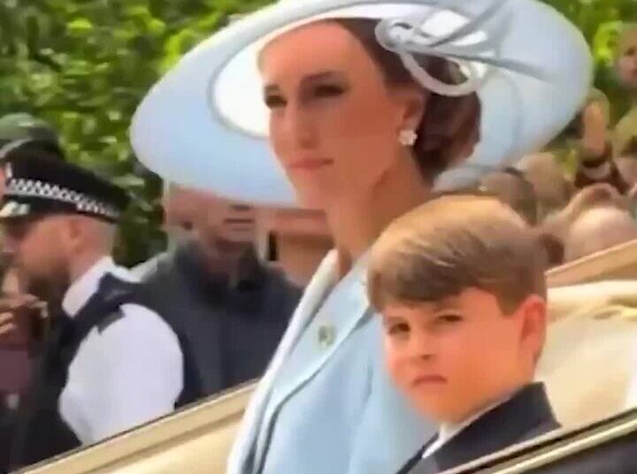 Tense moment of Princess Kate and kids goes viral
