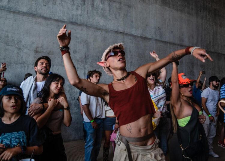 People dance