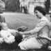 Princess Anne, Prince Philip, Prince Edward, Queen Elizabeth II and King Charles III sit on the lawn at Balmoral in 1960. By: MEGA