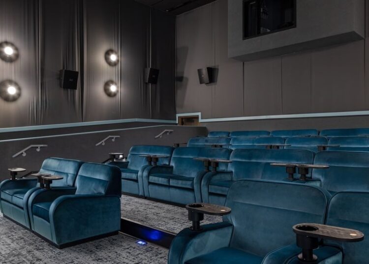 Hooky Entertainment offers movies, bowling, food and drink all in one. it's located in the Nashville Yards district of Nashville, Tenn. (Courtesy Hooky Entertainment)