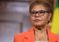 Karen Bass faced criticism from Pratt supporters after multiple celebrities backed his mayoral bid. By: ZUMAPRESS.com / MEGA