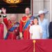 Members of the British royal family are pictured during Trooping the Colour in London on June 13, 2026 (Aaron Chown/PA Images/Alamy)