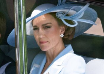 The Princess of Wales wearing a Philip Treacy hat