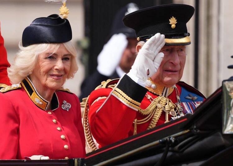 Royal family marks King’s official birthday with Trooping the Colour
