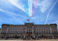 Royal family watches Red Arrows flypast from Buckingham Palace balcony for Trooping the Colour celebrations