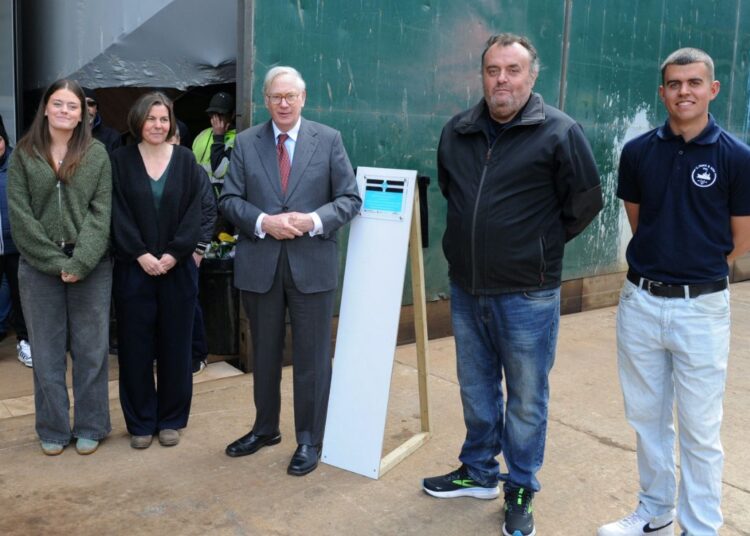 Royal visit for Toms yard