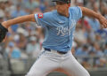 Kansas City Royals pitcher Kris Bubic (50)Peter Aiken-Imagn Images